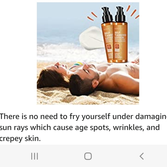 Self Tanner, Natural Tan Lotion, Gradual Sunless Tanning, - Picture 4 of 11